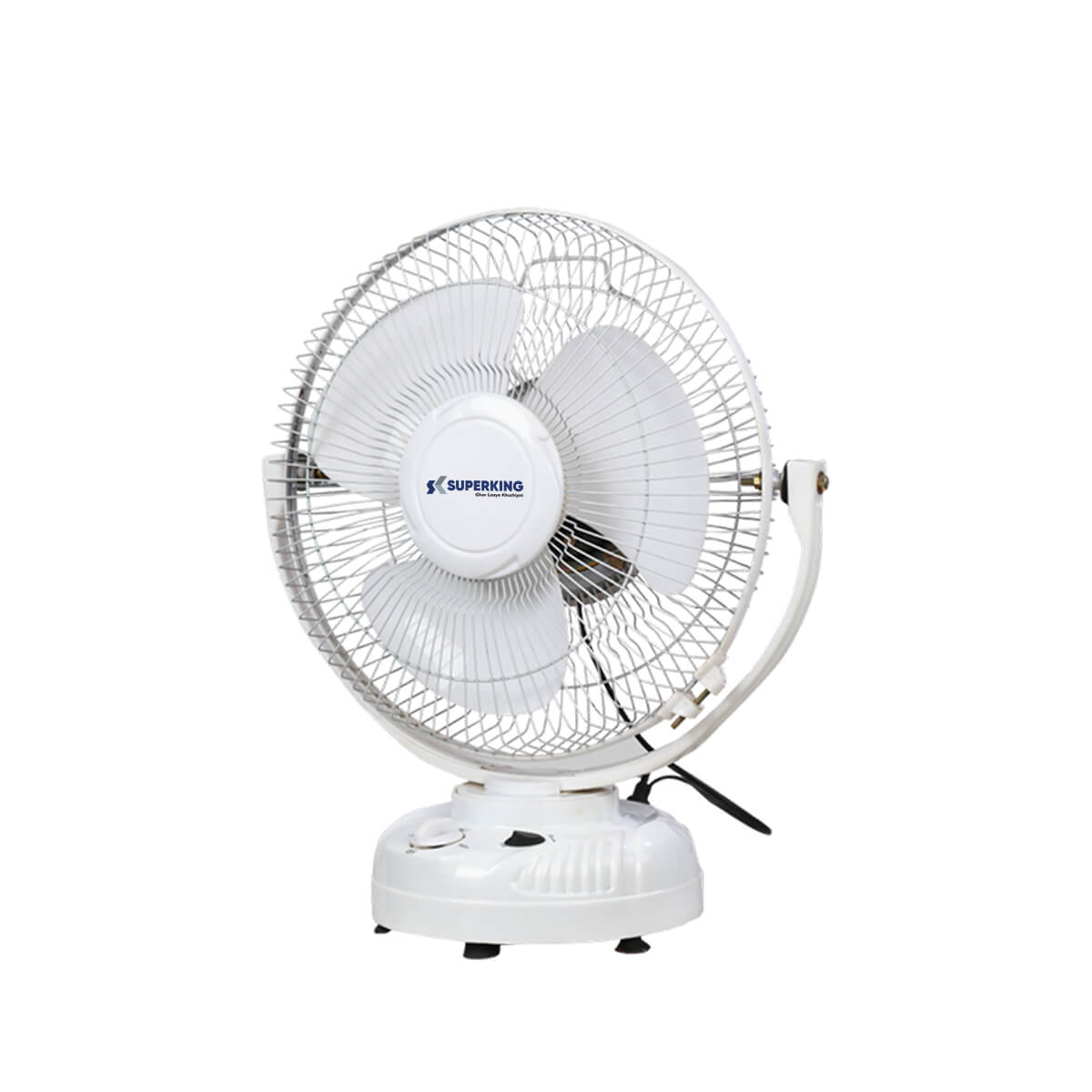 Superking Mini Table Fan 300MM Table Fan (White)