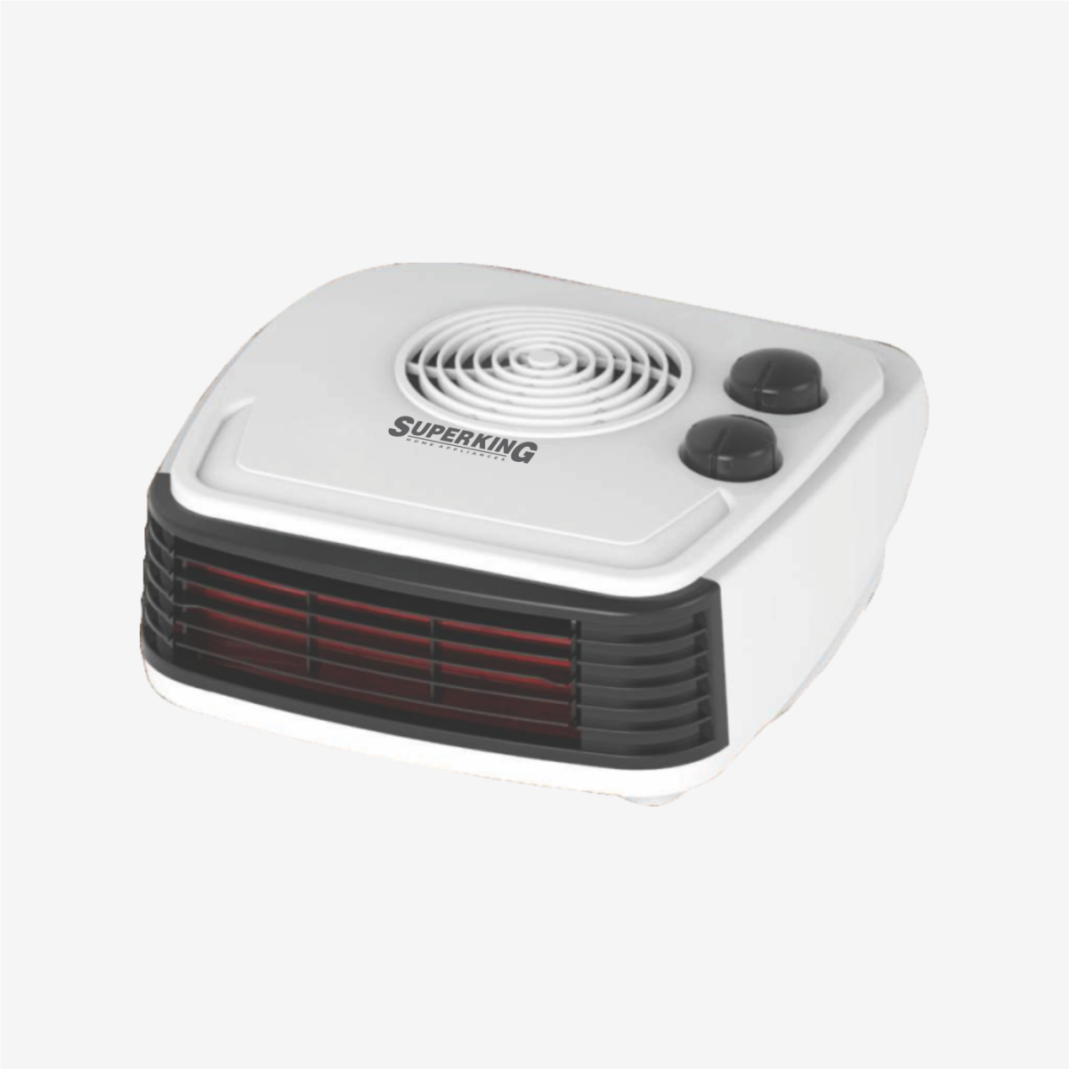 Superking Fan Heater 2000/1000 W Fan Room Heater With ISI Approved ( White)